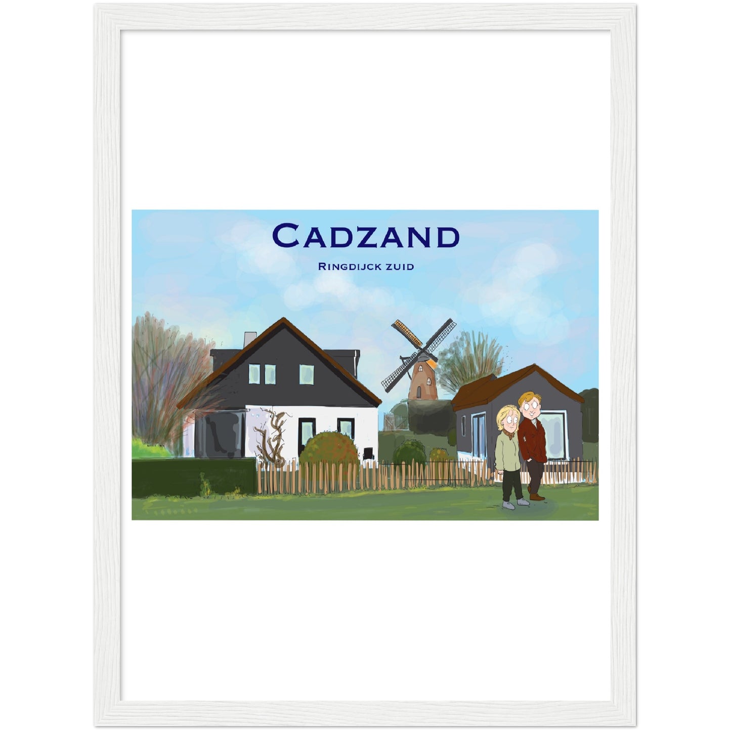 Cadzand Customized Poster ( Framed)