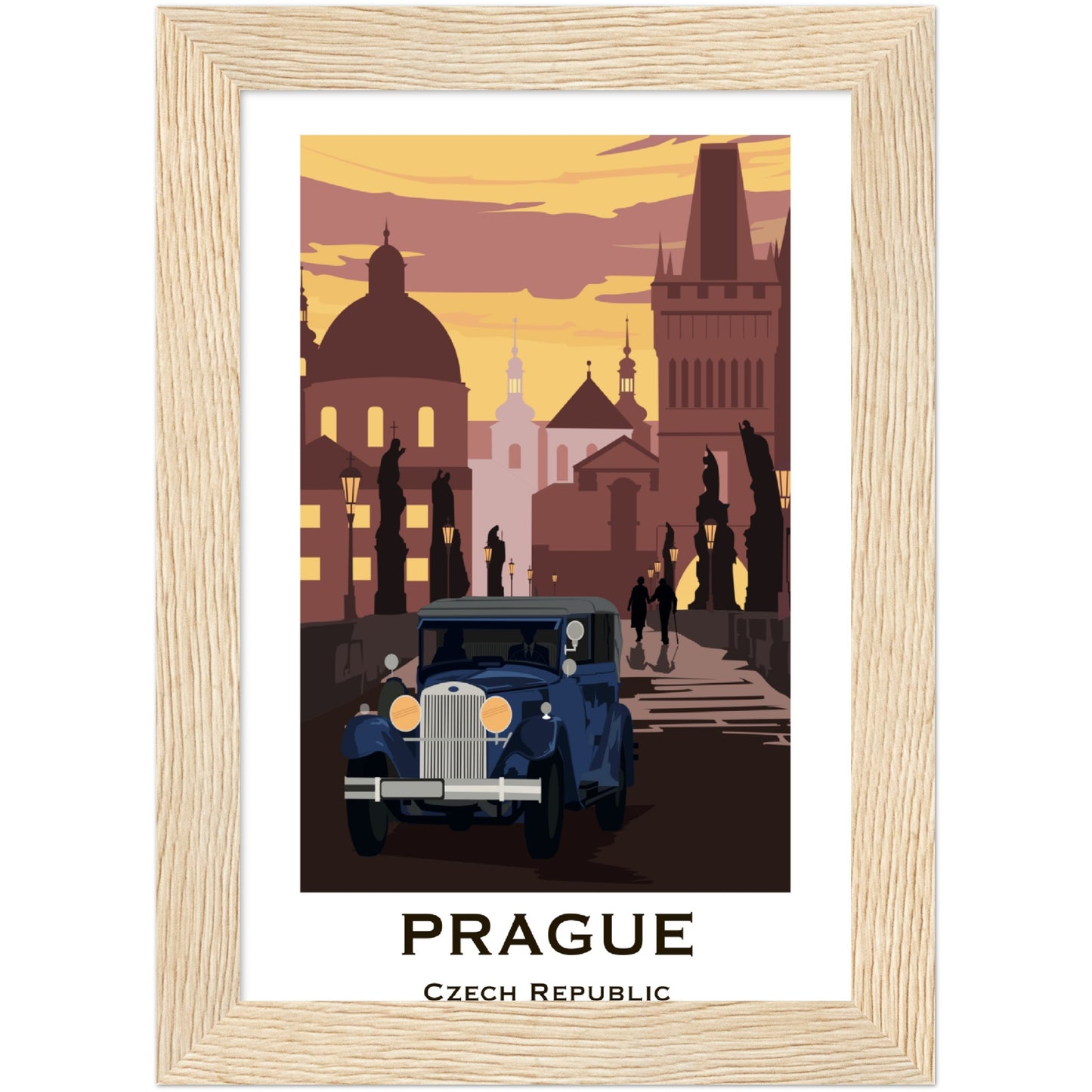 Prague - Charle's Bridge Framed Poster
