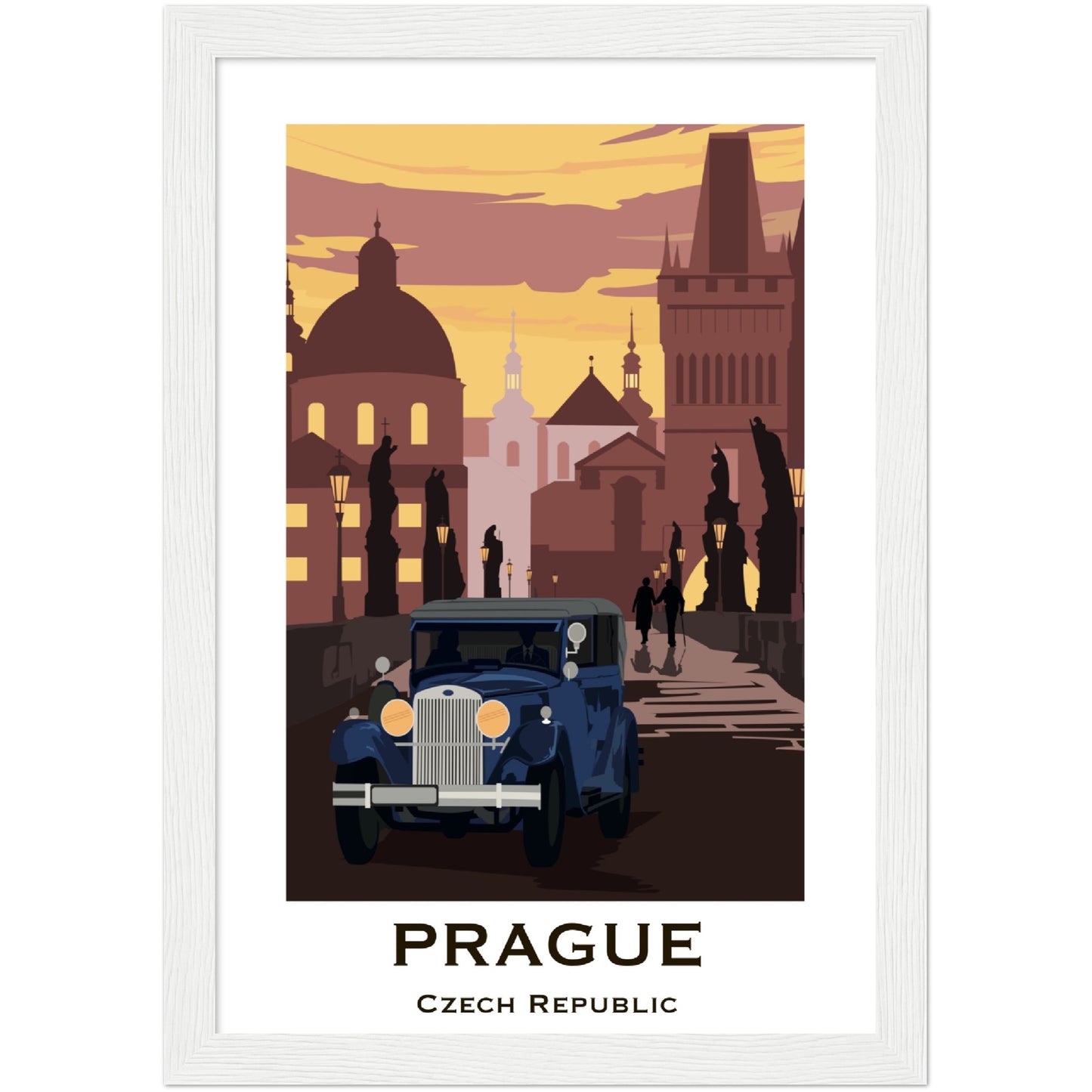 Prague - Charle's Bridge Framed Poster