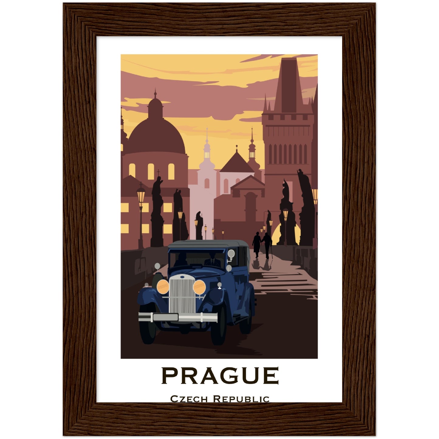Prague - Charle's Bridge Framed Poster