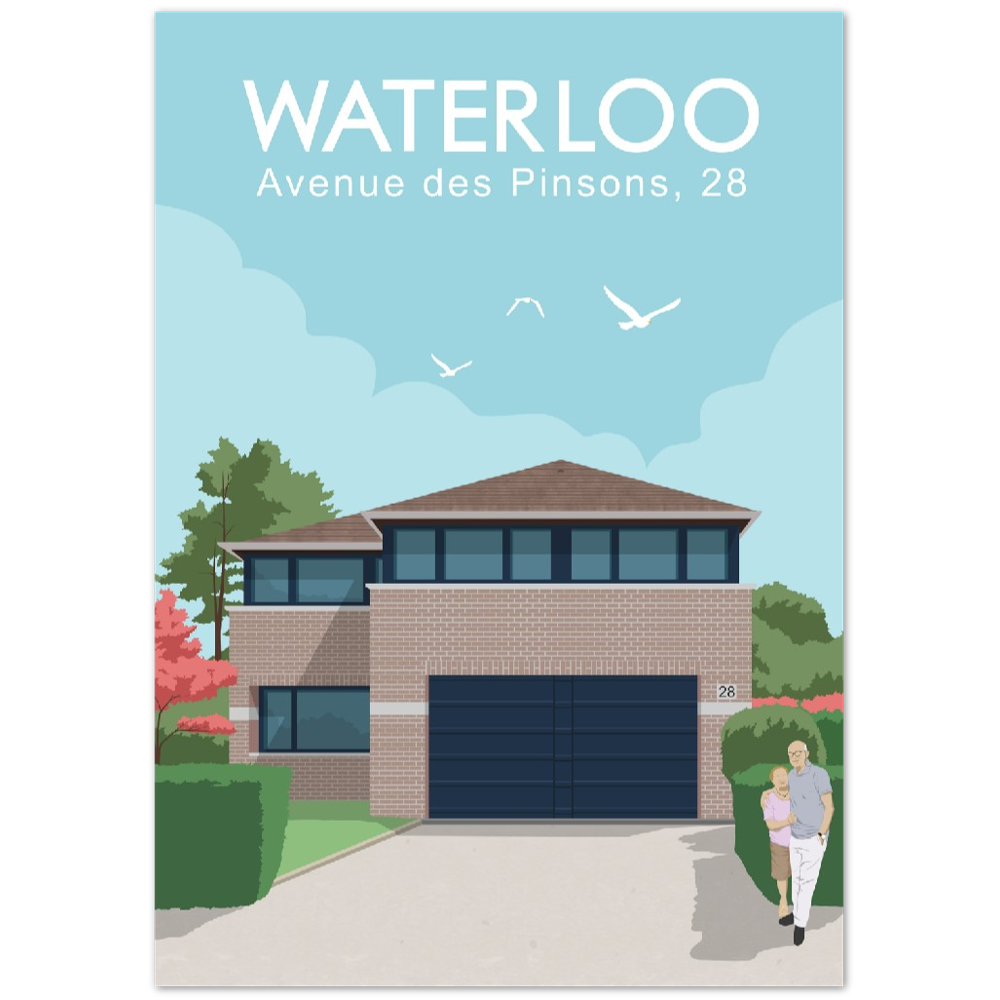 Waterloo  Pinsons residence- Customized Poster (No Frame)