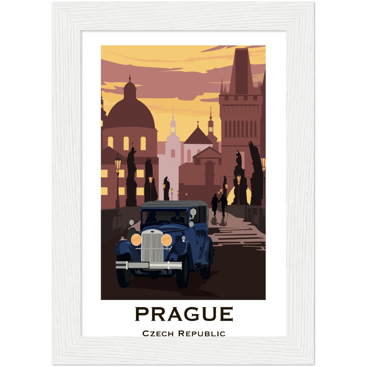 Prague - Charle's Bridge Framed Poster